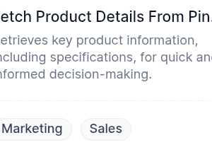 Fetch Product Details
